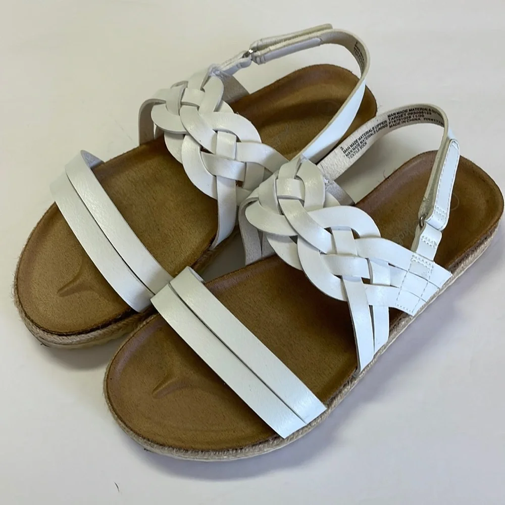 Cat & Jack White Sandals White Size 3